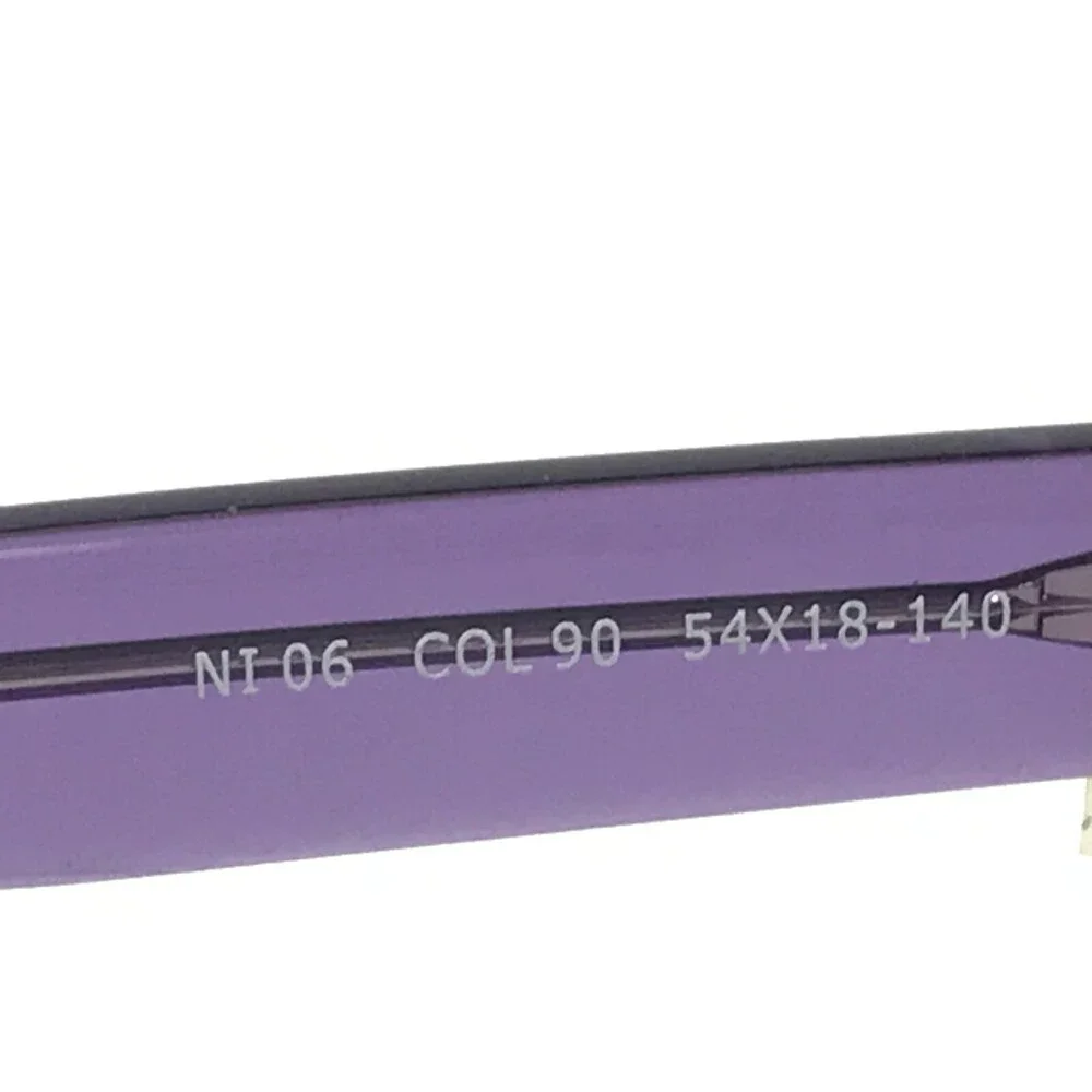 Next Issue NI 06 COL 90 Eyeglasses Frames Black Purple Cat Eye 54-18-140